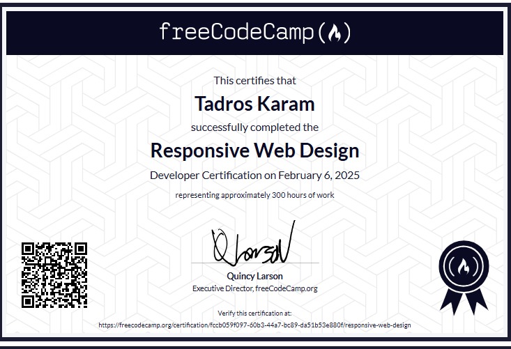 HTML & CSS Certification